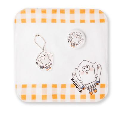 ふるさと納税 角田市 オリジナルえいいち君とロッケ&ケット3種セットタオルハンカチ缶バッチアクリルキーホルダー |  | 02