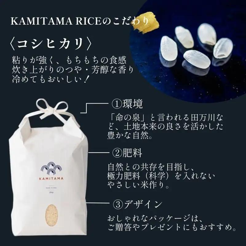 コシヒカリ 令和7年 5kg 米 コメ こめ 萩産 KAMITAMA