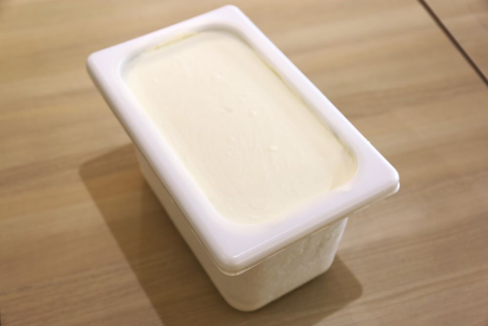 【ふるさと納税】落葉樹色のジェラート 4L カムイミンタルの塩（ソルト）《厚真町》【株式会社クーバル】 ジェラート アイス ソルト 塩 米粉 スイーツ 大容量 業務用 北海道 [AXBQ006]
