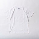 【ふるさと納税】《3》メンズL ポケットTシャツ WHITE | 楽天ふるさと 神奈川 鎌倉 支援 返礼品 tシャツ 洋服 ティーシャツ 無地 白 ホワイト ファッション 半袖 トップス カットソー ポケット付き おしゃれ 男性 ワンポイント 吸汗速乾 ドライ 速乾