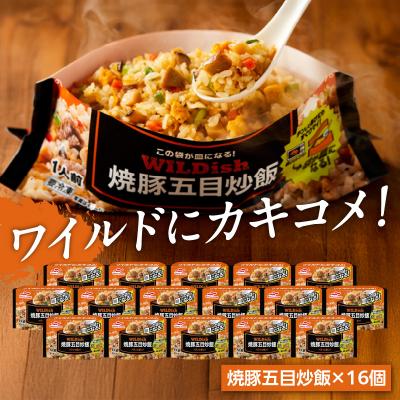 ふるさと納税 大江町 マルハニチロ 冷凍食品 WILDish 焼豚五目炒飯 1人前×16個入り 045-007 |  | 01