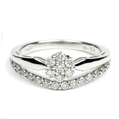 ふるさと納税 甲府市 0.5CT プラチナ ダイヤモンド リング R3778DI-P2 |  | 01