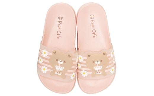 キッズ シャワー サンダル【16.0cm】 子供 こども かわいい 夏 海 ビーチ スケーター skater Bear Cafe クマ くま 女の子 女子【プール 海水浴 子ども キャラクター】 奈良県 奈良市 なら 4-070