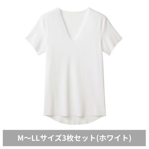 【ふるさと納税】≪選べるサイズ≫ グンゼ YG カットオフV ネックTシャツ【YN1515】3枚セット(ホワイト)GUNZE 下着 ファッション 服 myz01 myz11 myz25　お届け：商品のお届けまで最長1ヶ月～2ヶ月