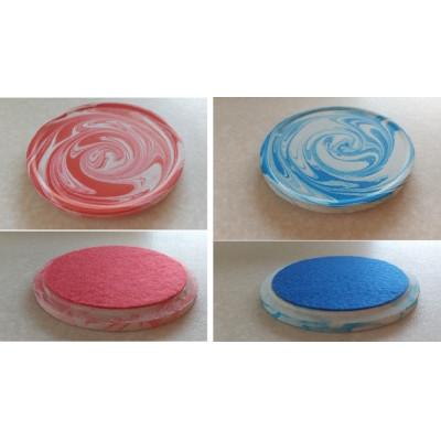 ふるさと納税 稚内市 珪藻土コースター A-rto C(アールトシー)　赤と青セット |  | 02