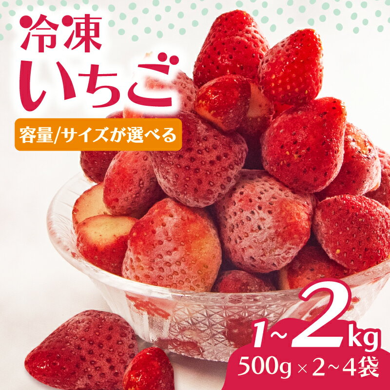 【ふるさと納税】 冷凍 いちご 1kg 1.5kg 2kg 個包装 完熟 ヘタ取り サイズミックス 小粒 大粒 イチゴ 苺 冷凍いちご 果物 スイーツ デザート フルーツ アイス ジャム シャーベット ベリー 氷菓 甘い オススメ 人気 滋賀県 竜王町 ひさだ苺農園