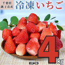 【ふるさと納税】 冷凍いちご 4kg （ 1kg × 4 ） とちおとめ やよいひめ 冷凍イチゴ 神原いちご園 銚子産 苺 いちご イチゴ 真空パック 冷凍 冷凍フルーツ カットフルーツ フルーツ ジャム スムージー 便利 簡単 千葉県 銚子市