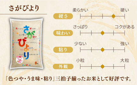 【全3回定期便】無洗米さがびより 白米 計30kg（5kg×2袋×3回） / 佐賀県 / 株式会社JA食糧さが [41ADAR010] 