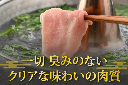 【福井のブランド豚肉】荒島ポーク 食べ比べ しゃぶしゃぶ セット 3点盛 1.4kg