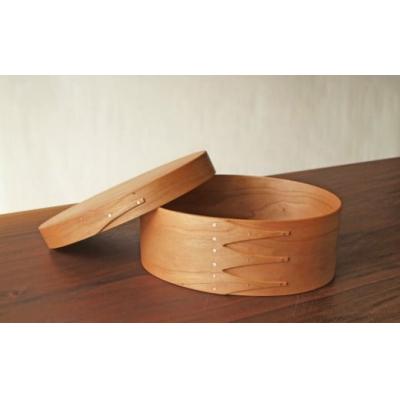 ふるさと納税 佐川町 【台数限定】家具職人の手づくりオーバルボックス<#4/中サイズ>　シェーカーボックス |  | 02