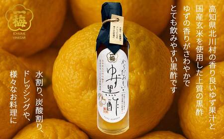 四国の逸品 からだおもいの飲むお酢 飲み比べ 2種 200ml×2本 セット （はちみつ梅酢 ゆず黒酢） お酢ドリンク 【一梅酢】