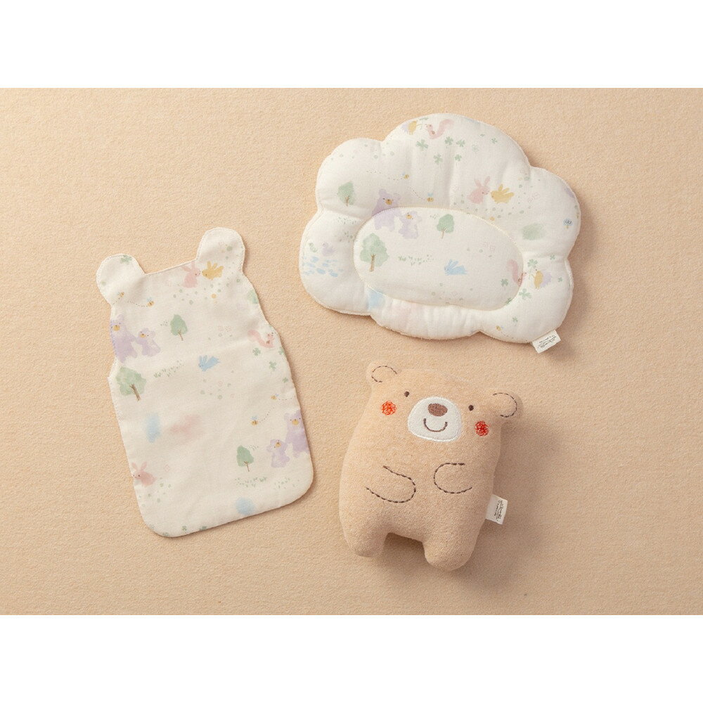 【ふるさと納税】まくら＆汗取りパット＆にぎにぎセットTAK107 | ベビー 日用品 人気 おすすめ 送料無料