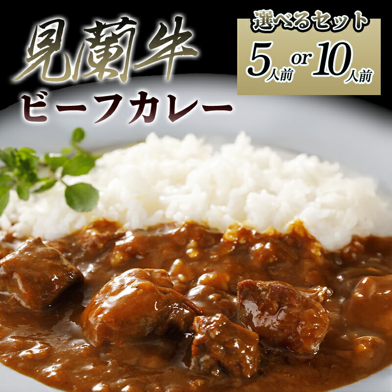 【ふるさと納税】【選べる！セット】見蘭牛ビーフカレー