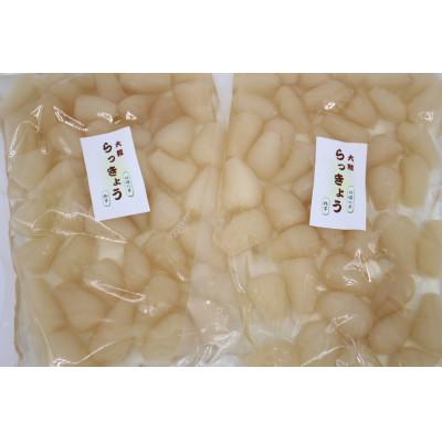 ふるさと納税 北杜市 国産大粒らっきょう　1kg |  | 01