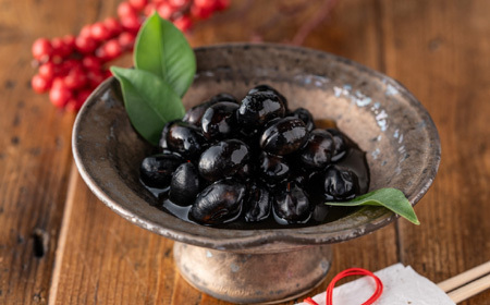 丹波篠山産 黒大豆 【令和7年産 新物 年内発送】 丹波黒 200g × 2袋（2Lサイズ・真空パック）黒豆  [Y083]