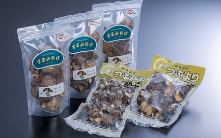 C3-21 乾し椎茸セット360g【大分県新ブランドうまみだけ240、こつぶ椎茸】