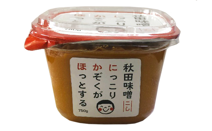 2ヶ月に1回配送！こし味噌(750g)×2個セット定期便(6回 １年コース にかほみそ)