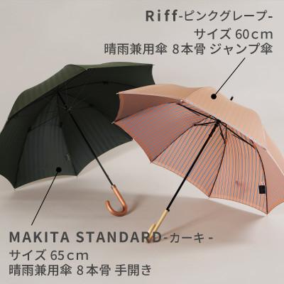 ふるさと納税 都留市 【ふるさと納税限定】槙田商店 高級長傘ペアセット(2本組)|老舗の職人が作る上品な日本製晴雨兼用雨傘 |  | 01