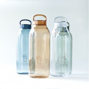 知床トコさん　ウォーターボトル　アンバー　950ml×1本　常温で水が飲める 耐熱マイボトル【配送不可地域：離島・沖縄県】【1629203】