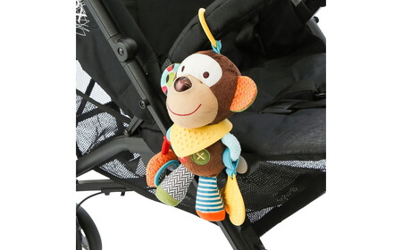 No.344-01 ダイパーケーキ/バンダナバディーズ/モンキー ／ おむつケーキ 出産祝 ギフト 贈り物 女の子 男の子 赤ちゃん ベビー ベビーギフト ぬいぐるみミラー 歯がため カシャカシャ音 