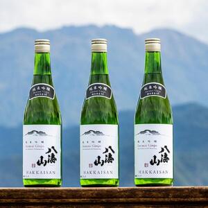 越後の名酒「八海山」 純米吟醸55％【720ml】×3本（箱付き）