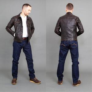 プレミアムジーンズ岡山デニムクラシックストレートワンウォッシュ/メンズ　Mサイズ [No.5220-7031]0747