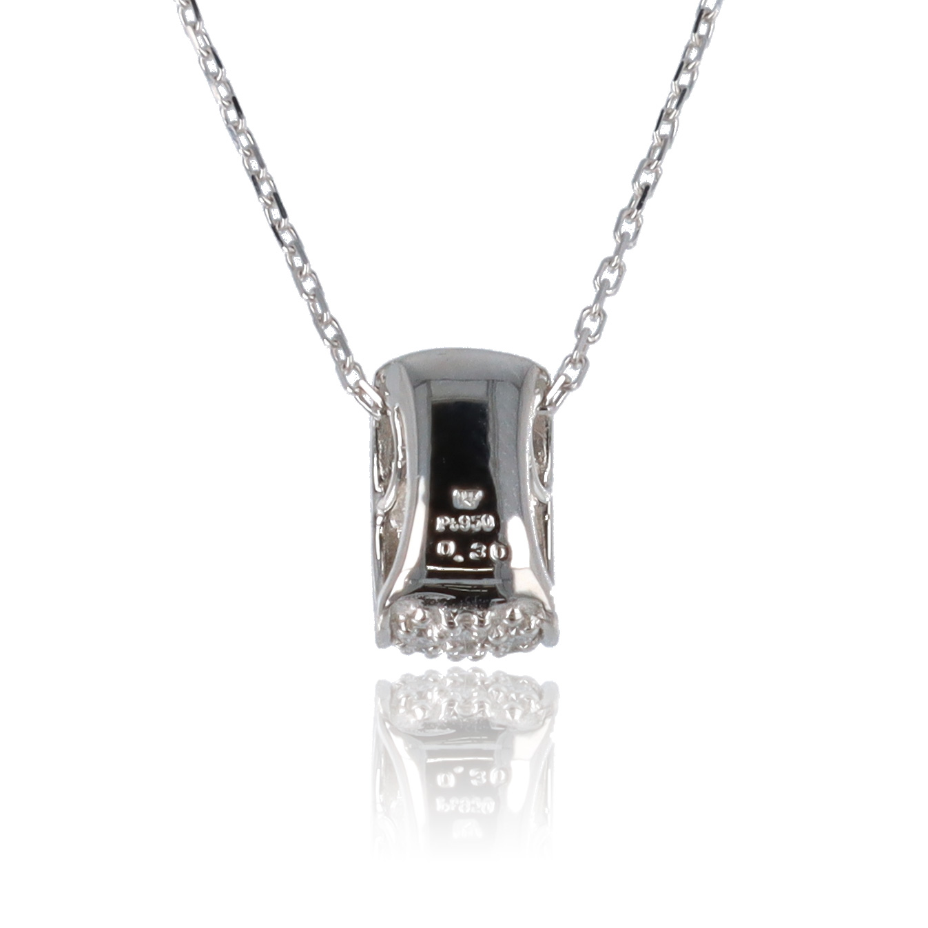 Pt950 /850ダイヤモンドペンダント S-3169