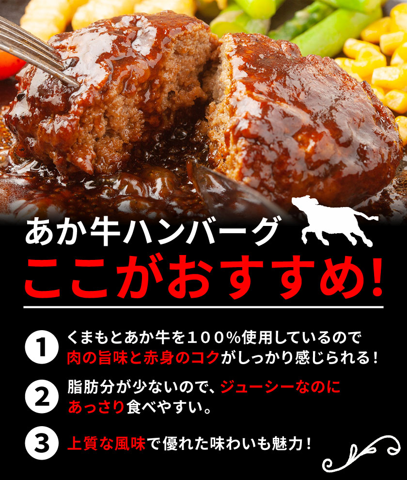 GI認証取得 くまもとあか牛100％使用 くまもとあか牛ハンバーグ 150g×20パック あか牛 ハンバーグ 牛肉 肉 国産 九州産 熊本県産 冷凍《30日以内に出荷(土日祝除く)》---034-50