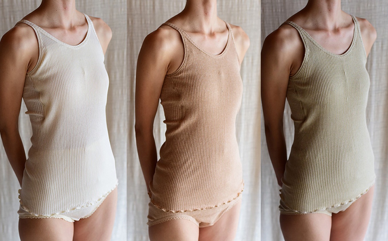 
            オーガニック コットン 100％ Sugano ORGANIC キャミソール フリーサイズ | インナー キャミソール オーガニック コットン フリー 白 茶 緑 農薬不使用 化学肥料不使用 フリー 締め付けない やわらかい 保湿性 保温性 フィット 国産 肌に優しい スガノ工房 肌着 奈良県 御杖村 みつえむら
          