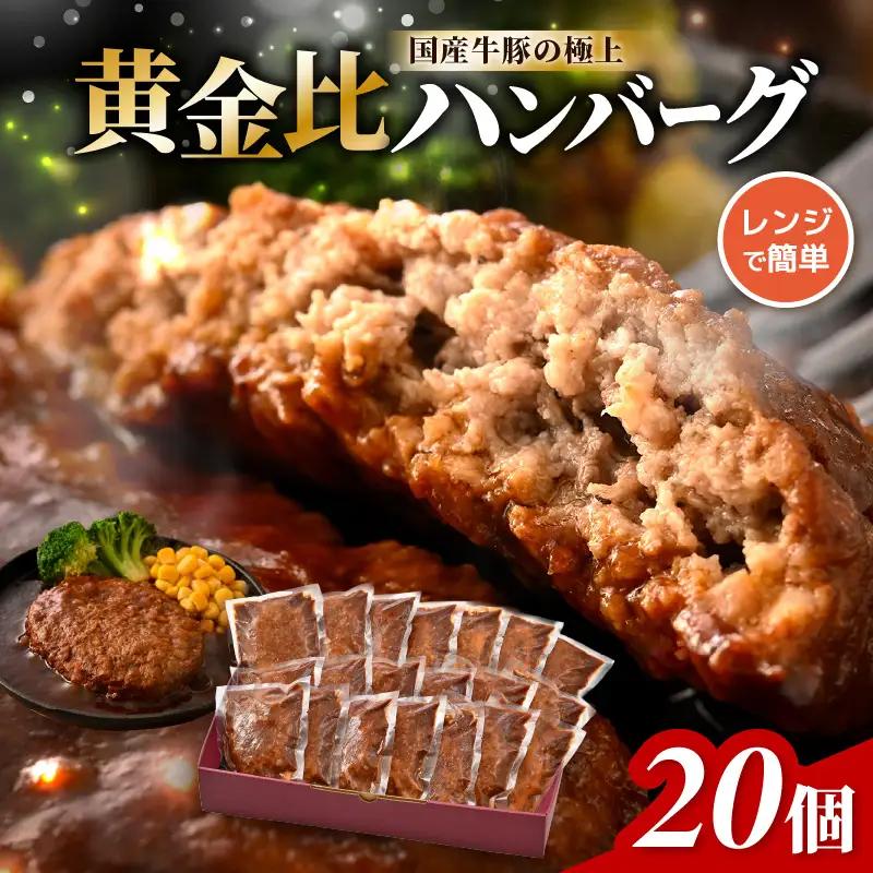 大容量 ハンバーグ 140g × 20個入り 簡単調理 デミグラス ハンバーグ [A-0585]
