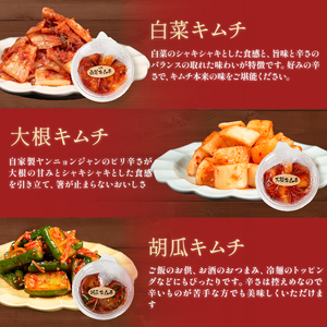 【 本場の味を再現 】 定番 キムチ 6種 詰め合わせセット 辛口 キムチ