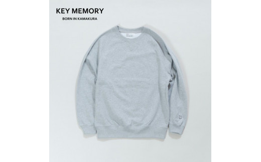 《1》【KEYMEMORY 鎌倉】ガゼットトレーナー GRAY