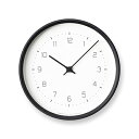 【ふるさと納税】NEUT wall clock / ブラック（KK22-09 BK）　 民芸品 工芸品 伝統技術 インテリア モダン クラシック 調和 ニュートラル 上質 天然 ホワイトアッシュ 時計 シンプル