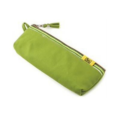 ふるさと納税 松茂町 VanNuys ファスナーペンケース/スリムタイプ(8号帆布製:ライム)