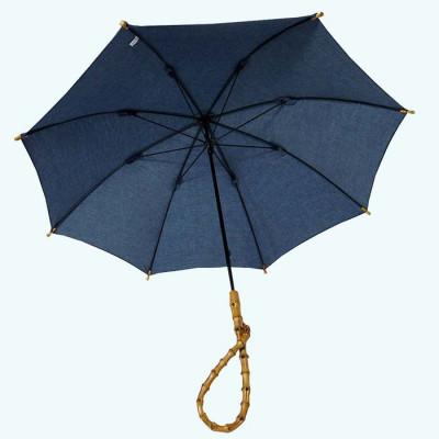 ふるさと納税 田原本町 レディース晴雨兼用傘 長傘 綿デニム 無地 手開き UV防止 日本製 531601 |  | 01