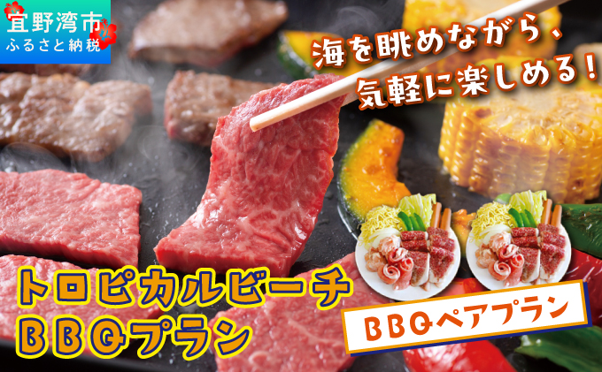 トロピカルビーチ BBQ ペアプラン 2名 ご利用券 和牛 + 琉球アグーセット | はごろもPMパートナーズ | 旅行 沖縄 宜野湾 ぎのわん | 家族 ファミリー バーベキュー 海辺 ビーチ ビー