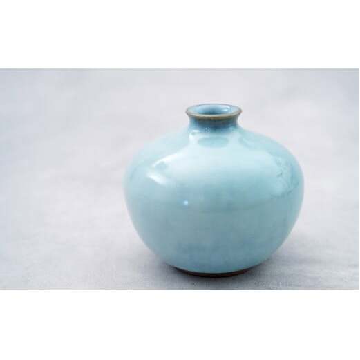 有田焼 月白一輪挿し 花器 フラワーベース【梶原大敬 茂正工房 】食器 うつわ 器 青磁 作家 A20-574_イメージ4