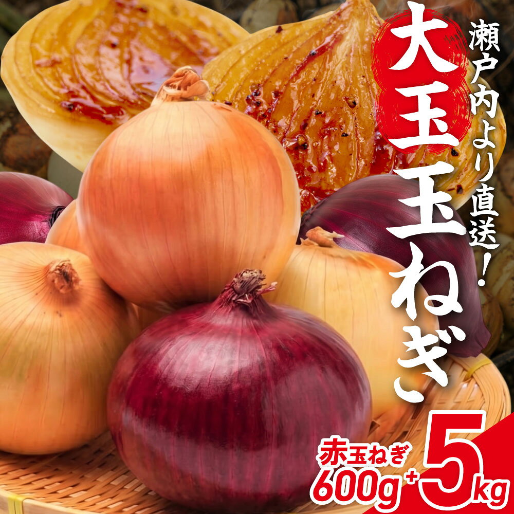 【ふるさと納税】[限定]大玉の玉ねぎ5kg+赤玉ねぎ600g のうの農園 山口県 防府市 A84 玉ねぎ 玉葱 タマネギ 赤玉ねぎ 紫玉ねぎ 5kg 野菜 詰合せ 大玉 瀬戸内