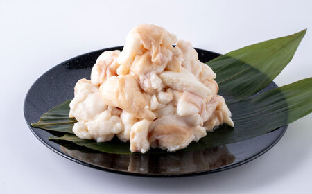 【全6回定期便】 赤牛 ホルモン 500g（250g×2パック） / お肉 肉 牛肉 あか牛 小腸 シロホルモン もつ 熊本県産 冷凍【五右衛門フーズ熊本店】[AYBV038]