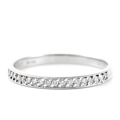 ふるさと納税 笛吹市 プラチナ0.12CT縁ありハーフエタニティリング　 R3790DI-P2　#18 |  | 01