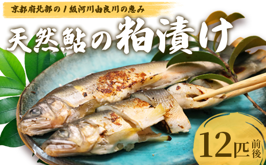 天然鮎の粕漬け 12匹 【 由良川漁協 あゆ 鮎 アユ 魚 魚介 川魚 海鮮 漬け魚 粕漬け 酒粕 天然 大人 贅沢 おつまみ 酒の肴 珍味 綾部 京都 】