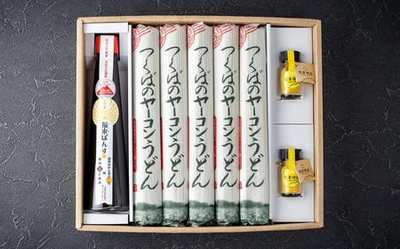 つくばのヤーコンうどん・福来陳皮・福来ぽんすの詰合せ【1482259】【 ヤーコンうどん 茨城県ヤーコンうどん つくば市ヤーコンうどん おすすめヤーコンうどん 】