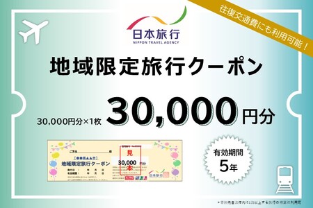 【ふるさと納税】滋賀県草津市 地域限定旅行クーポン3万円分 日本旅行｜トラベルクーポン 納税チケット 旅行 宿泊券 ホテル 観光 旅行 旅行券 交通費 体験  宿泊 夏休み 冬休み 家族旅行 ひとり旅 カップル 夫婦 親子 草津旅行 [0444]