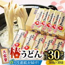 【ふるさと納税】【全6回定期便】【一番コシの強い！】椿 うどん 300g×10袋 五島うどん 保存食 【中本製麺】 [RAO017]