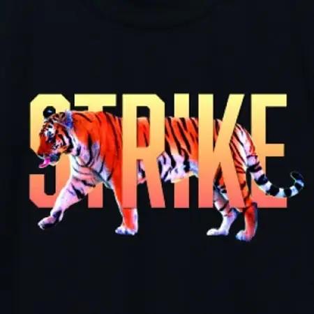 JTTA公認　卓球ユニフォーム【男女兼用(ドライ):XXLサイズ】タイガー　ブラック_装飾品・工芸品  洋服 _【1578653】