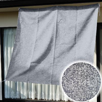 ふるさと納税 蒲郡市 日よけシェード幅190×丈270cm 1枚 UVカット 撥水断熱 _ネイビー【G0311】