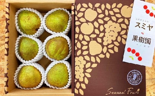 西洋梨（ラ・フランス）４ｋｇ（２ｋｇ×２箱）特秀品　0047-2511