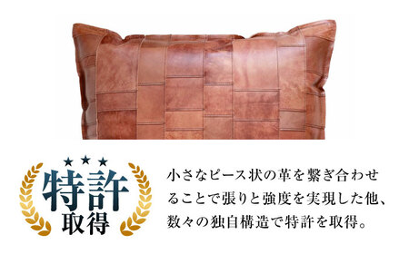 KAKURA レザークッション tunagu 60 アンティークブラウン