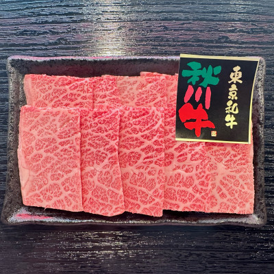 
                  ＜黒毛和牛＞秋川牛カルビ(バラ・肩ロース)〔500g〕【1483804】
                