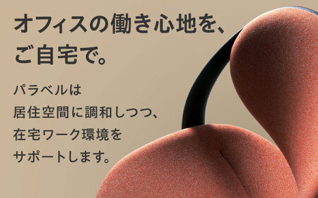 【テラコッタ】オフィスチェア オカムラ 【パラベル スチール脚タイプ】 【株式会社オカムラ】[AKAA008-5]